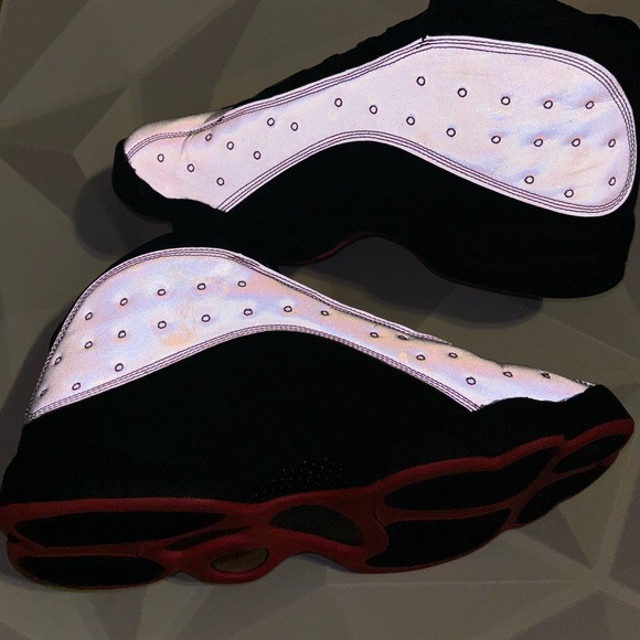 Air Jordan 13 Retro PRM Reflective Silver 2014 Size 9.5 - Picture 6 of 6